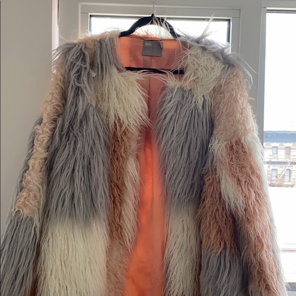 ASOS faux fur coat